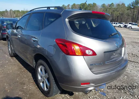 2009 Nissan Murano Sl из США, поврежденный, VIN JN8AZ18U19W101389